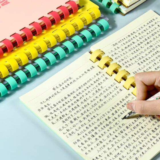 SILICONE SOFT RING REUSABLE NOTEBOOK
