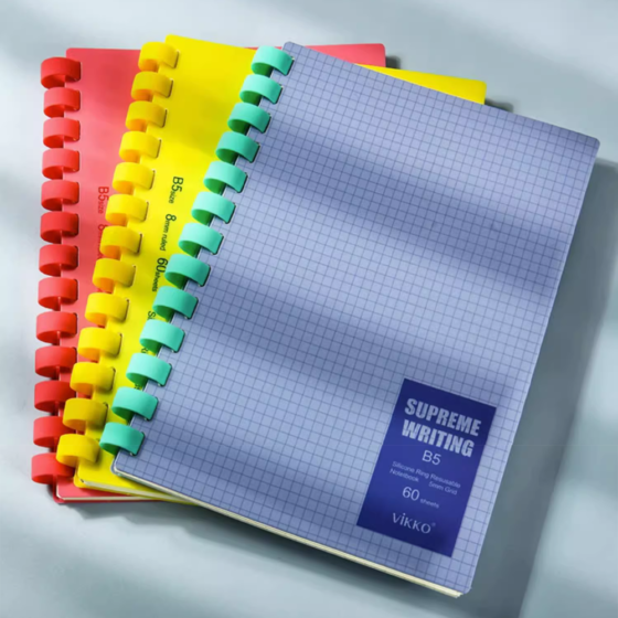 SILICONE SOFT RING REUSABLE NOTEBOOK