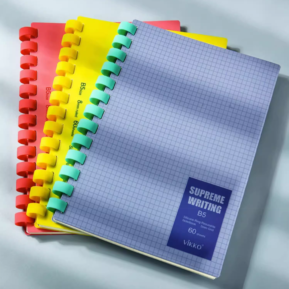 CARNET DE NOTES RÉUTILISABLE SILICONE SOFT RING