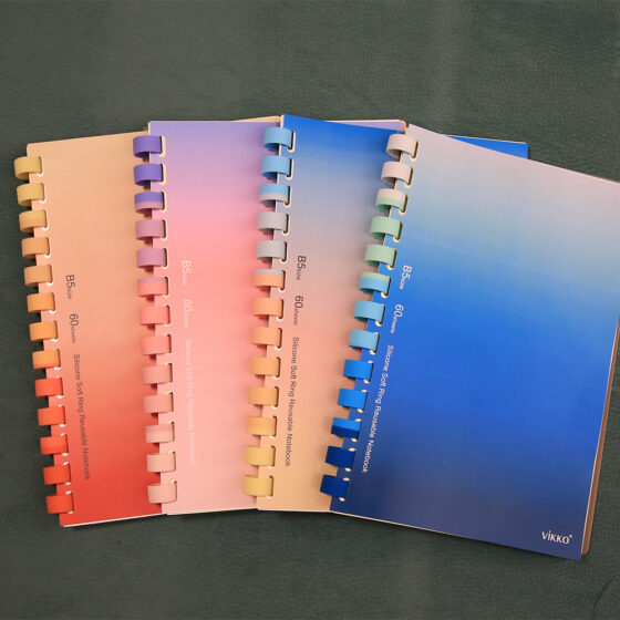 SILICONE SOFT RING REUSABLE NOTEBOOK